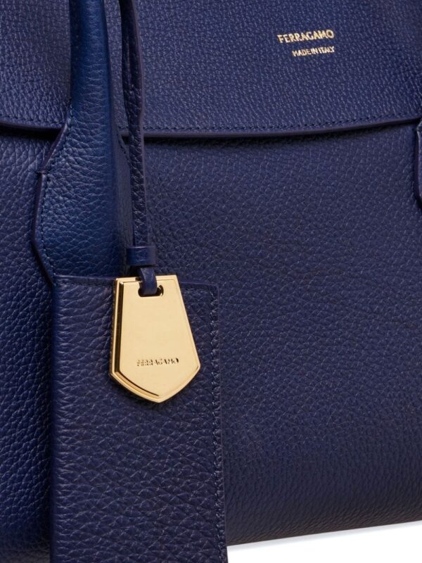 Ferragamo large East-West leather tote bag - Image 4
