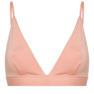 Baserange Triangle fine-ribbed bra