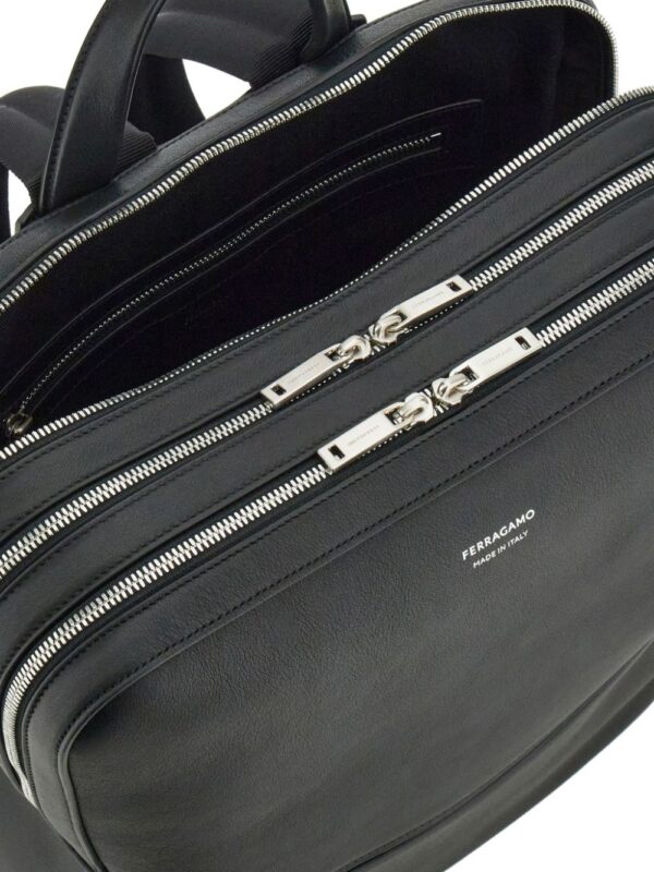 Ferragamo grained leather backpack - Image 3