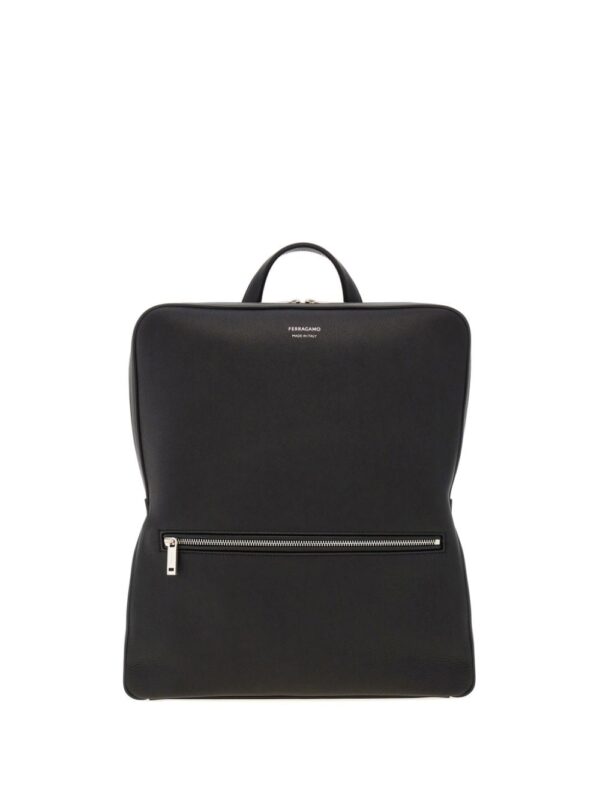 Ferragamo grained leather backpack