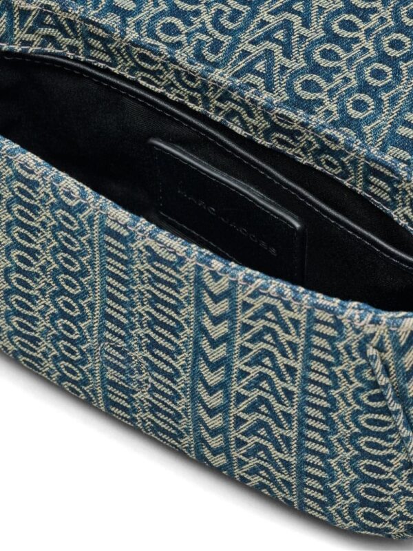 Marc Jacobs The Monogram Sunfaded Denim Clover shoulder bag - Image 5