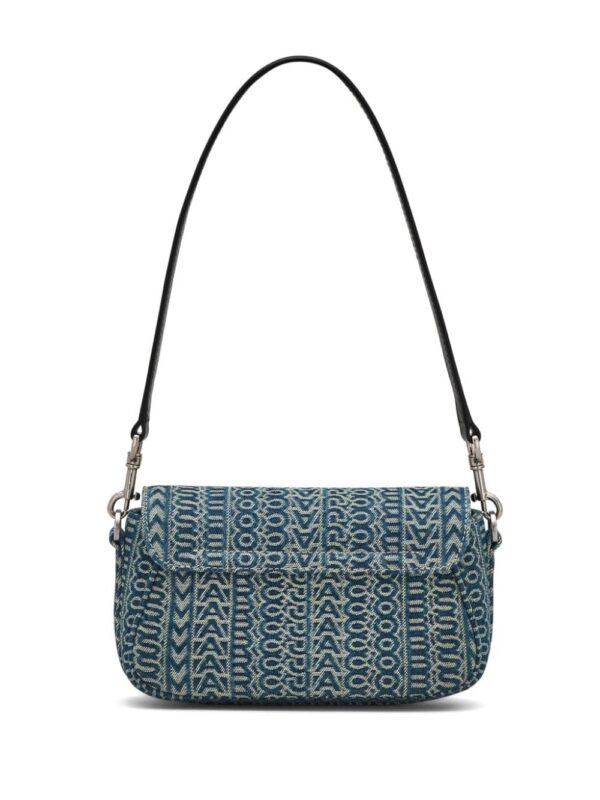 Marc Jacobs The Monogram Sunfaded Denim Clover shoulder bag - Image 4