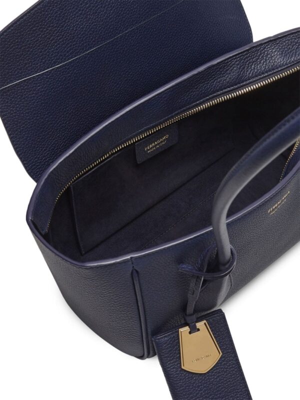 Ferragamo small East-West leather tote bag - Image 5