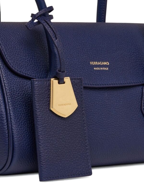 Ferragamo small East-West leather tote bag - Image 4