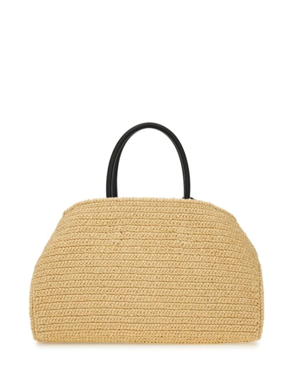 Ferragamo medium The Hug raffia tote bag - Image 3
