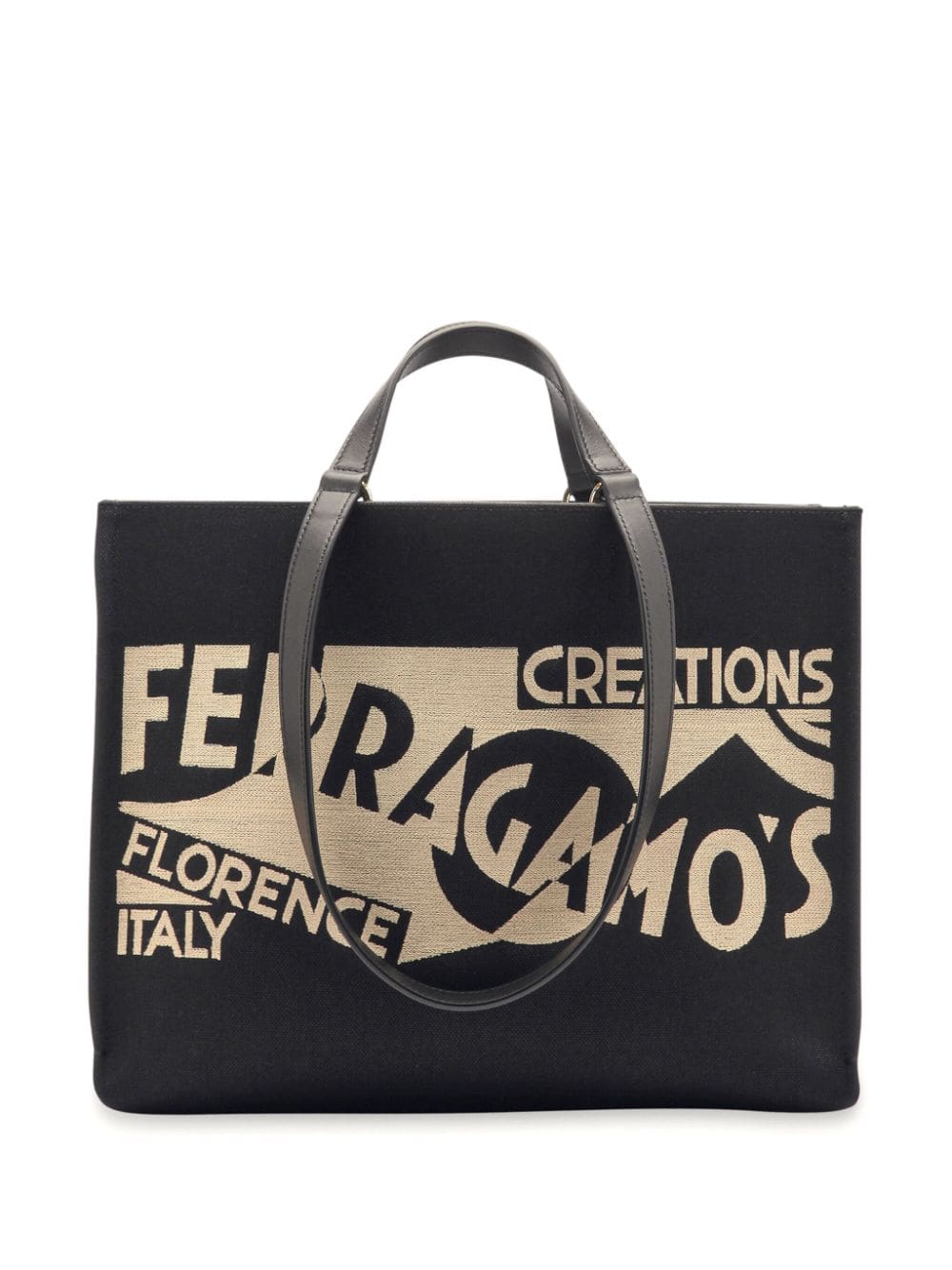 Ferragamo medium Venna logo-embroidered tote bag