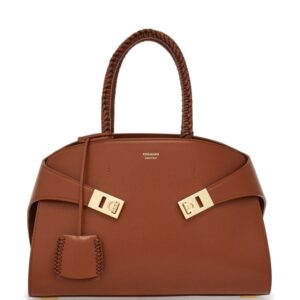 Ferragamo small The Hug leather tote bag
