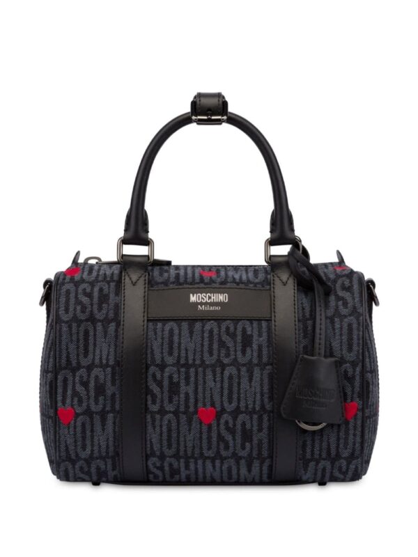 Moschino logo-print duffle bag