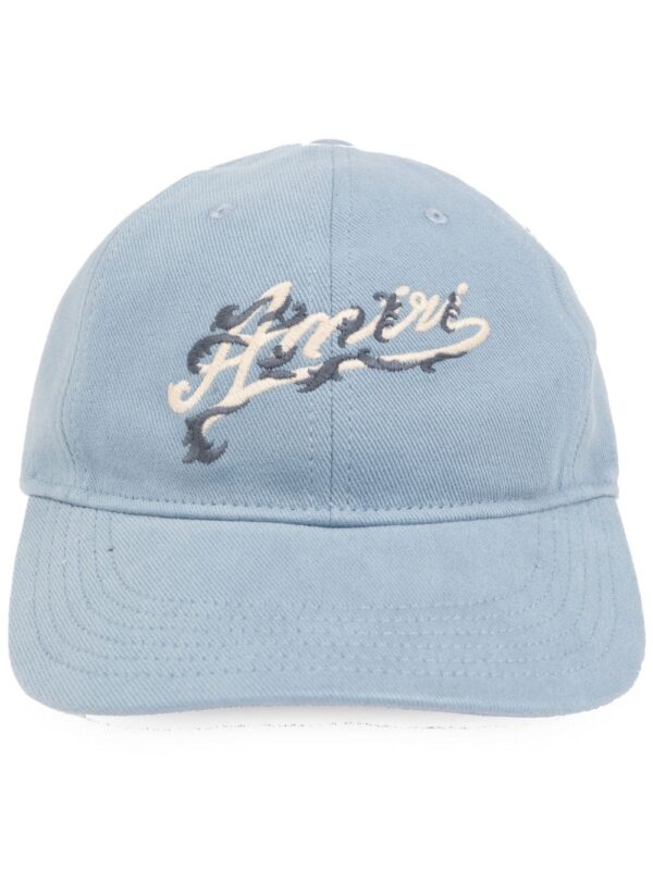AMIRI logo-embroidered cotton cap