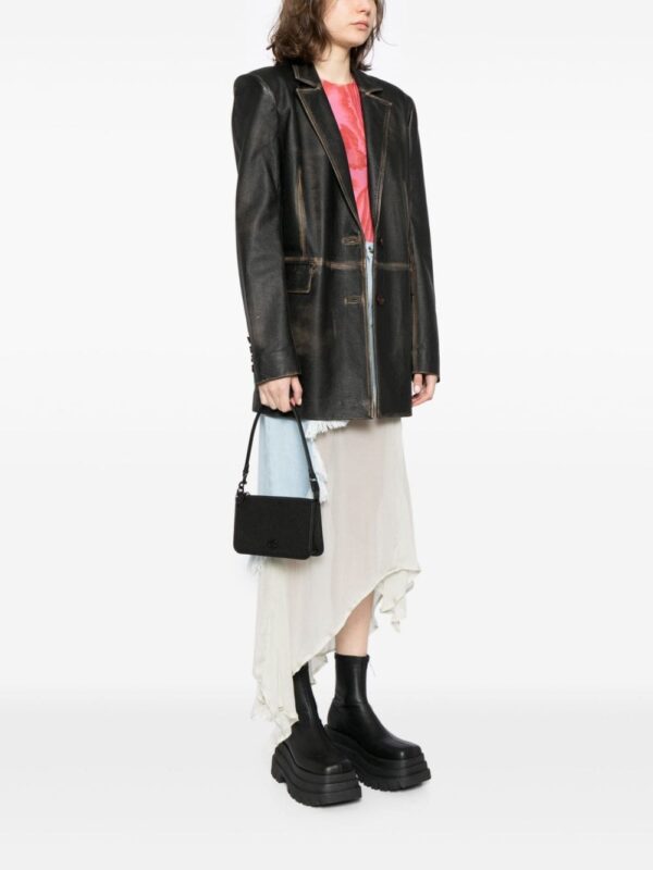 Coach logo-patch leather mini bag - Image 2