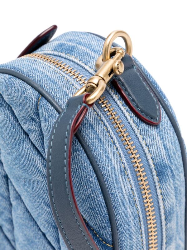 Coach Heart denim cross body bag - Image 3