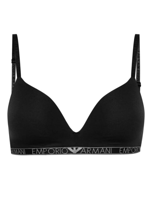 Emporio Armani  Iconic logo-underband bra