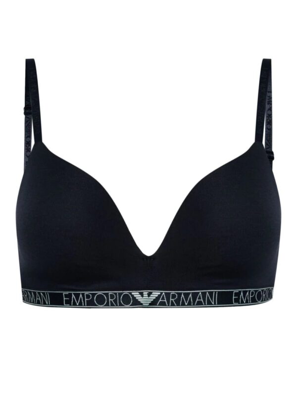 Emporio Armani  Iconic logo-underband bra