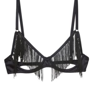 Fleur Du Mal  Fringe Ouvert bra