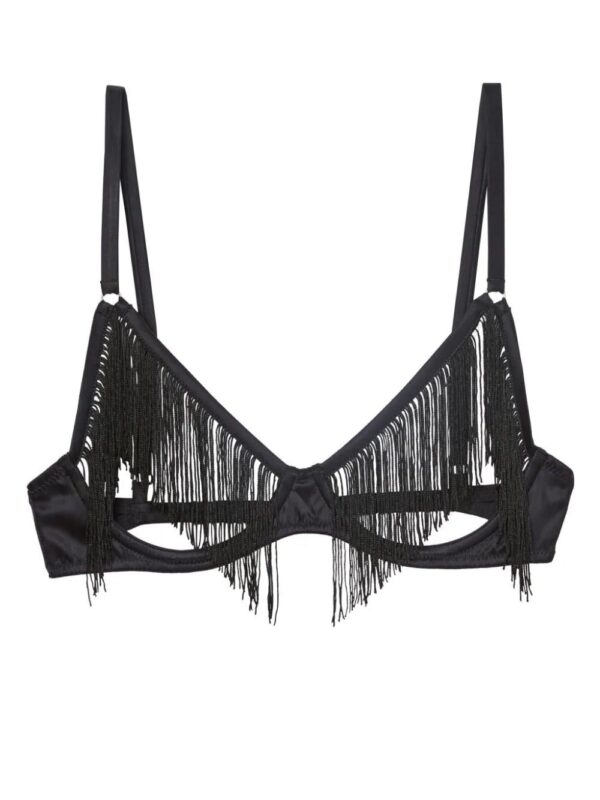 Fleur Du Mal  Fringe Ouvert bra