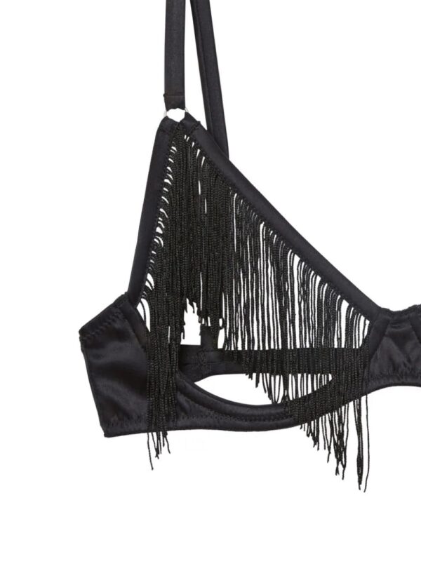 Fleur Du Mal  Fringe Ouvert bra - Image 2