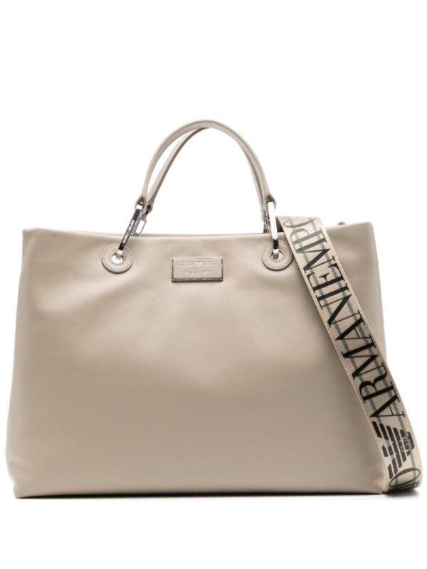 Emporio Armani medium MyEA eco-leather shopper bag