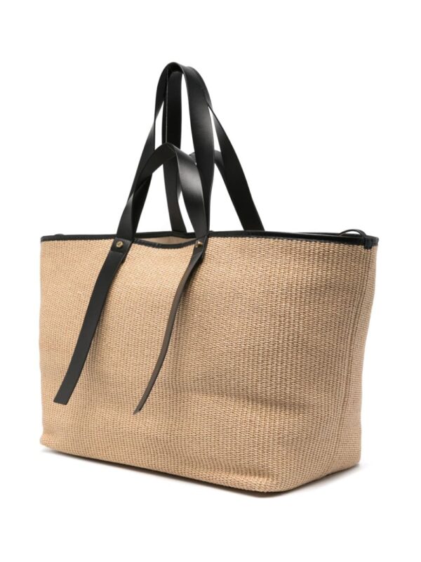 Off-White Day Off raffia tote bag - Image 3