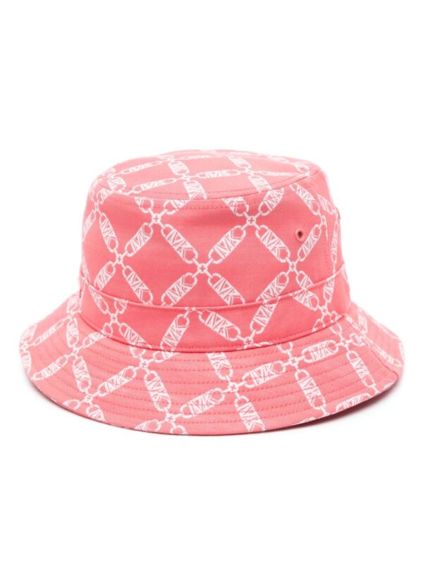 Michael Kors logo-jacquard twill bucket hat