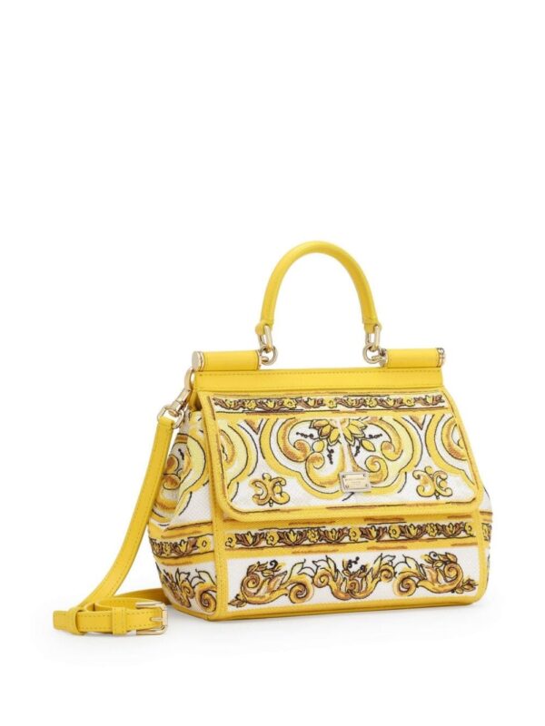 Dolce & Gabbana nedium Sicily leather tote bag - Image 5