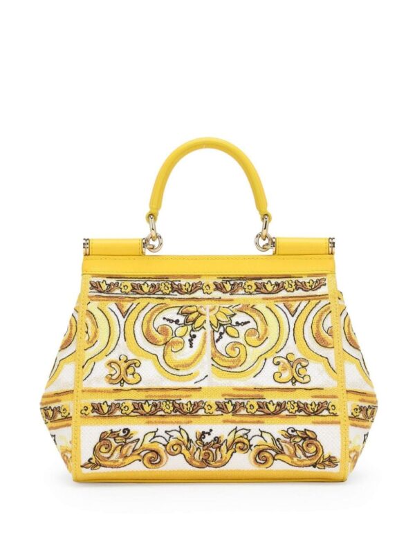Dolce & Gabbana nedium Sicily leather tote bag - Image 4