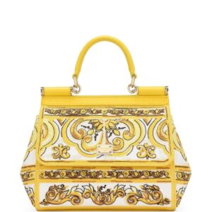 Dolce & Gabbana nedium Sicily leather tote bag