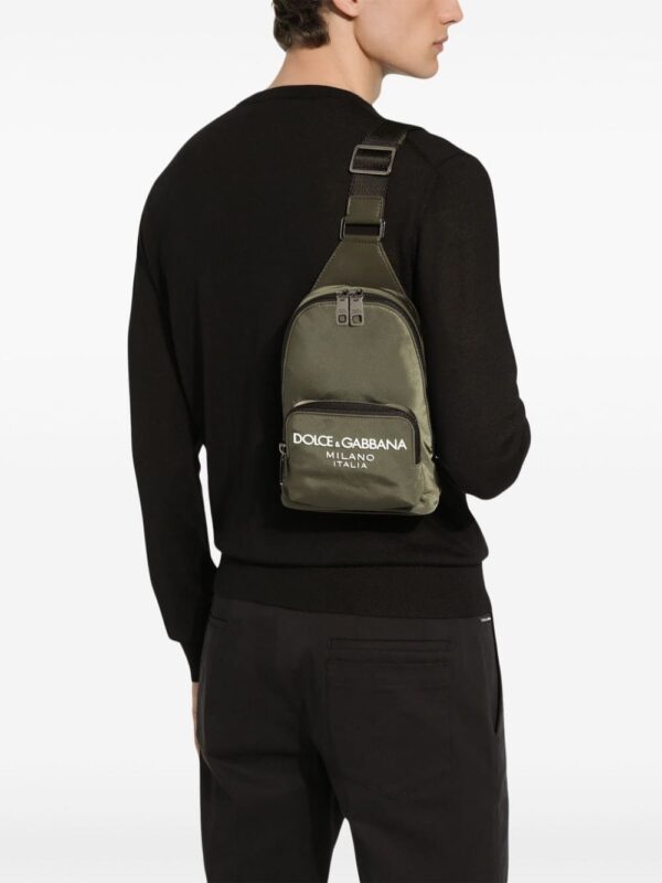 Dolce & Gabbana logo-print crossbody backpack - Image 2