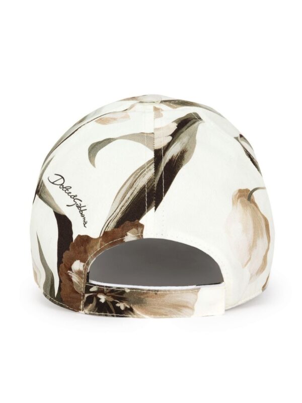 Dolce & Gabbana floral-print cotton cap - Image 2