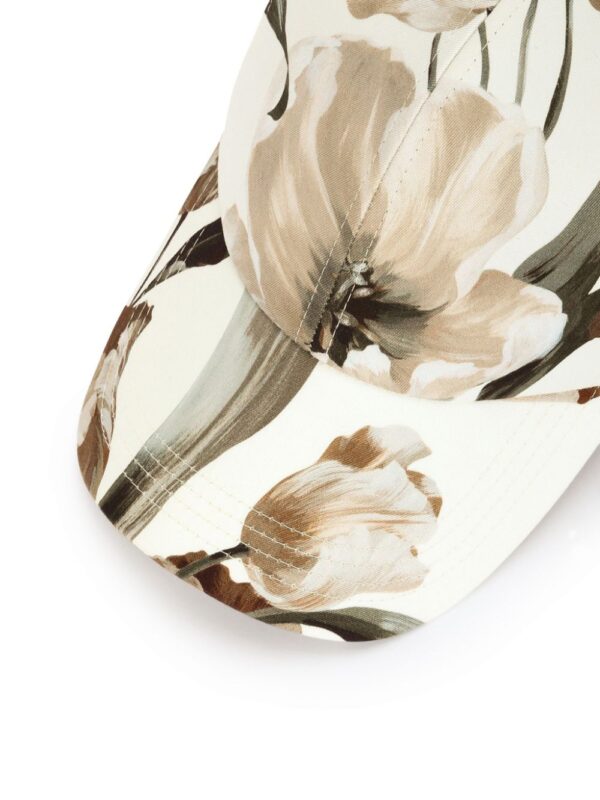 Dolce & Gabbana floral-print cotton cap - Image 3