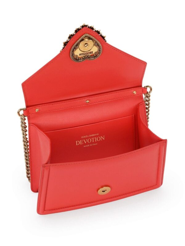 Dolce & Gabbana small Devotion leather bag - Image 5
