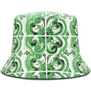 Dolce & Gabbana Majolica cotton bucket hat