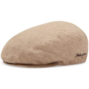 Dolce & Gabbana mélange-effect linen flat cap