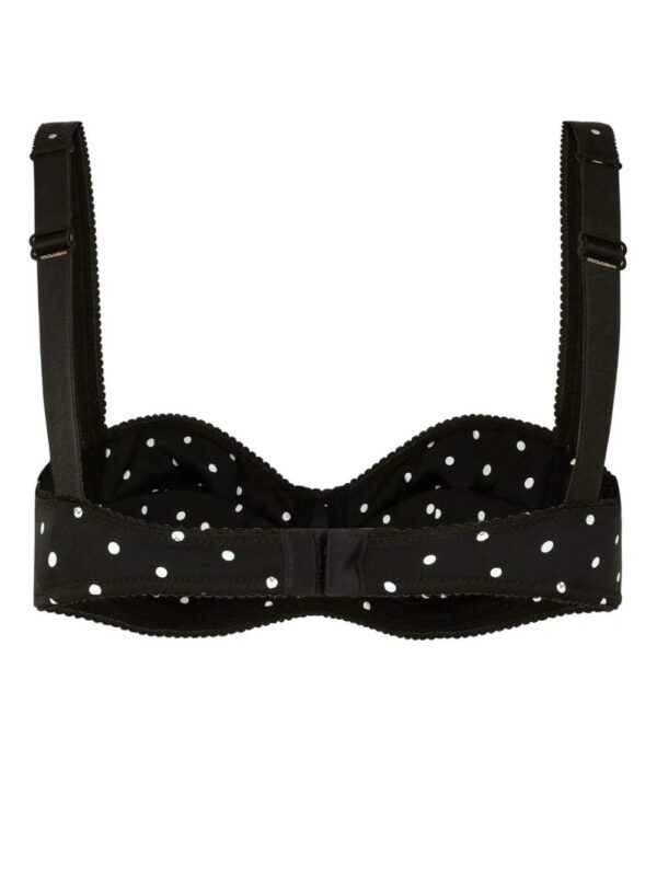 Dolce & Gabbana  polka dot-print balconette bra - Image 2