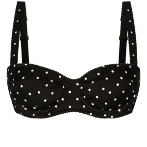 Dolce & Gabbana polka dot-print balconette bra