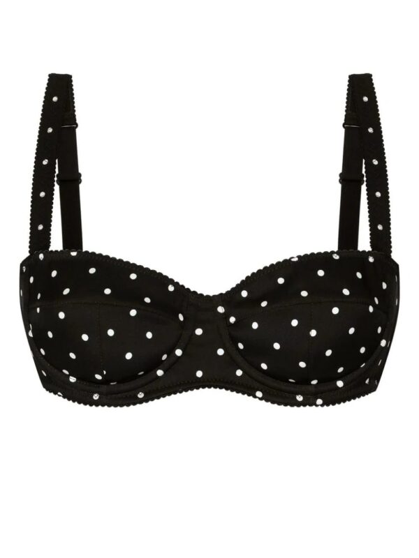 Dolce & Gabbana  polka dot-print balconette bra
