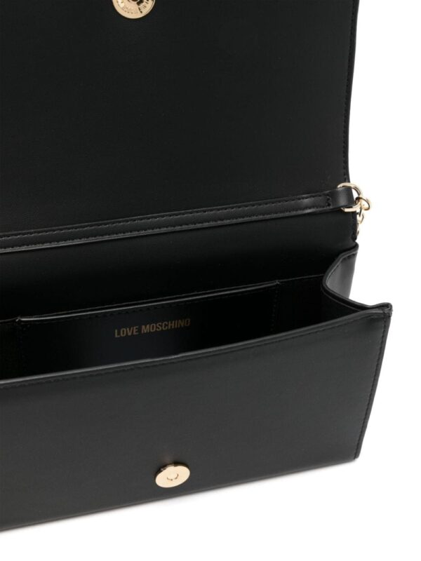 Love Moschino logo-appliqué crossbody bag - Image 5