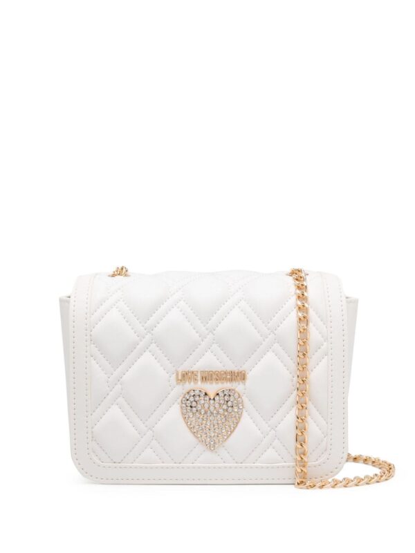 Love Moschino quilted leather crossbody bag