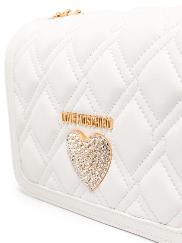 Love Moschino quilted leather crossbody bag - Image 4
