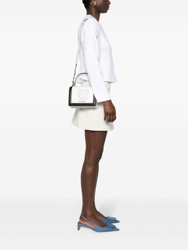 Love Moschino logo-embroidered tote bag - Image 2