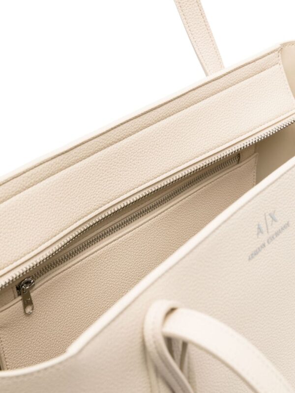Armani Exchange logo-rubberised tote bag - Image 4