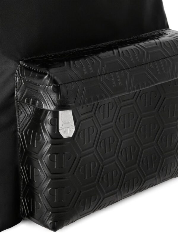 Philipp Plein monogram leather backpack - Image 4