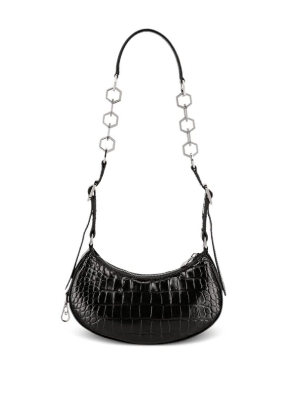 Philipp Plein logo-plaque leather shoulder bag - Image 2