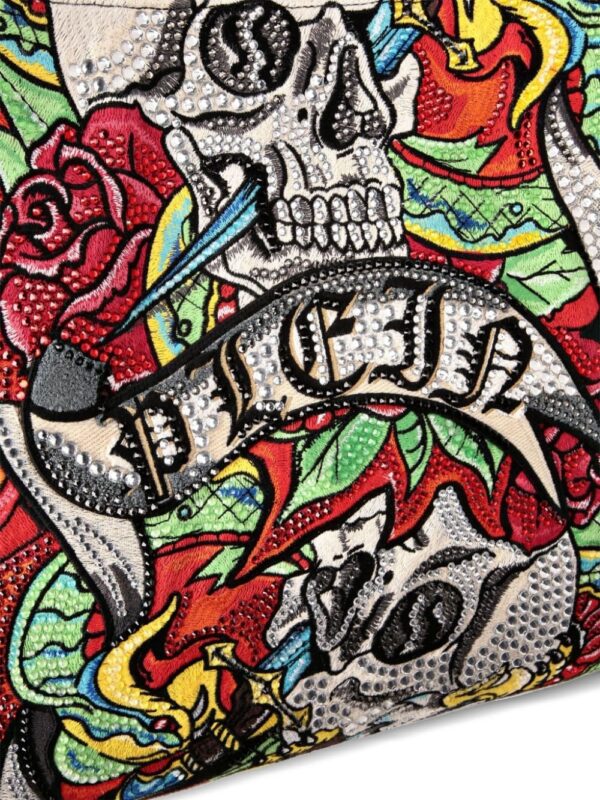 Philipp Plein Tattoo print shopping bag - Image 4