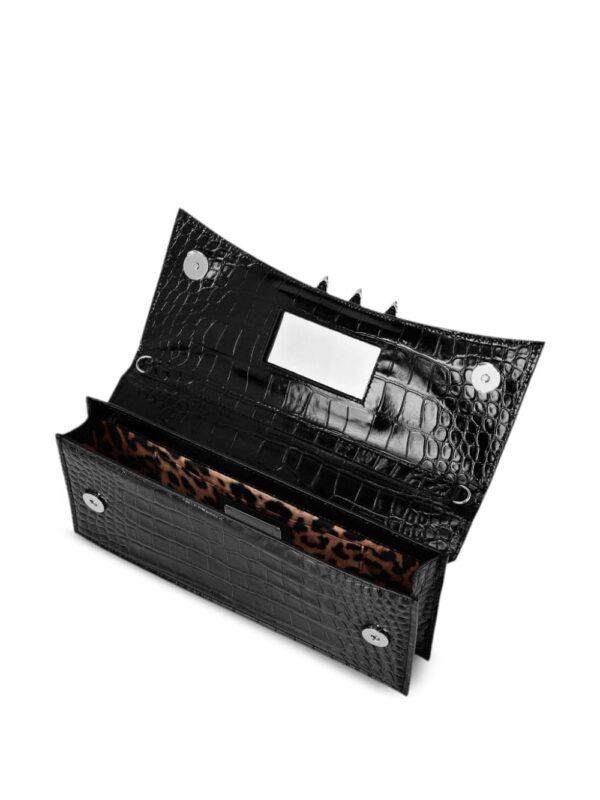 Philipp Plein mini calf-leather clutch - Image 3