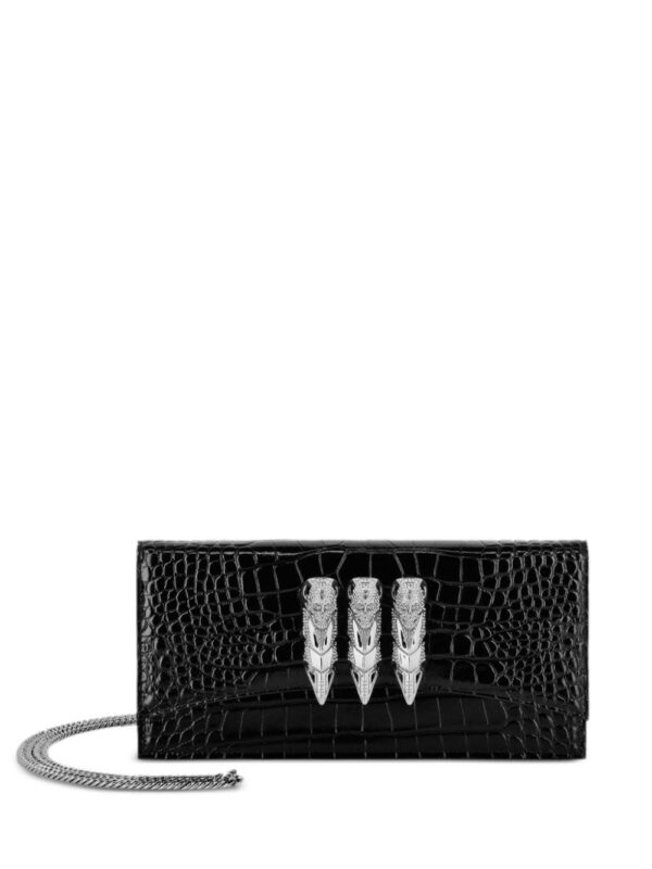 Philipp Plein mini calf-leather clutch