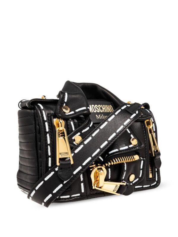 Moschino Biker Jacket leather shoulder bag - Image 4