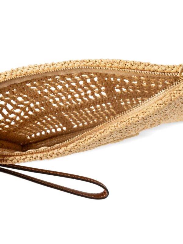 Tory Burch Ella raffia clutch bag - Image 5