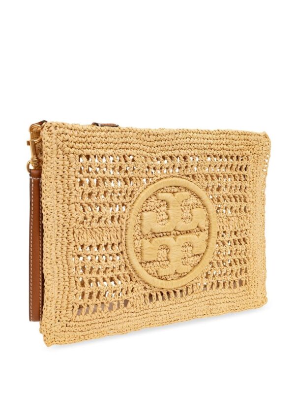 Tory Burch Ella raffia clutch bag - Image 4