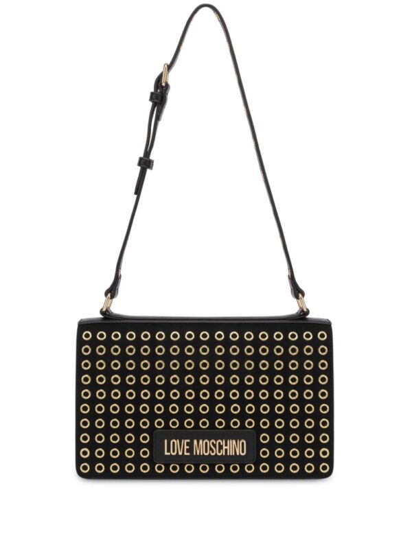 Love Moschino eyelet-embellished shoulder bag bag