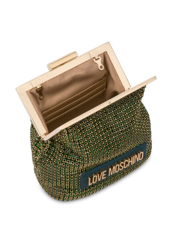 Love Moschino crystal-embellished clutch bag - Image 3